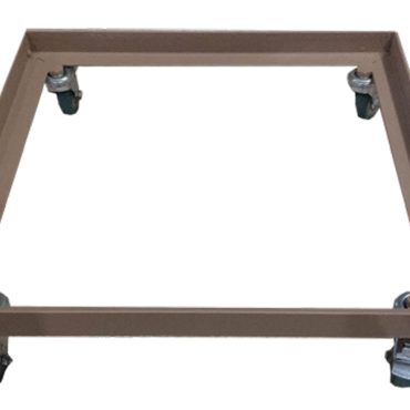 Μεταφερόμενη Μεταλλική σxάρα με ρόδες με φρένο για τσιμεντένιες βάσεις